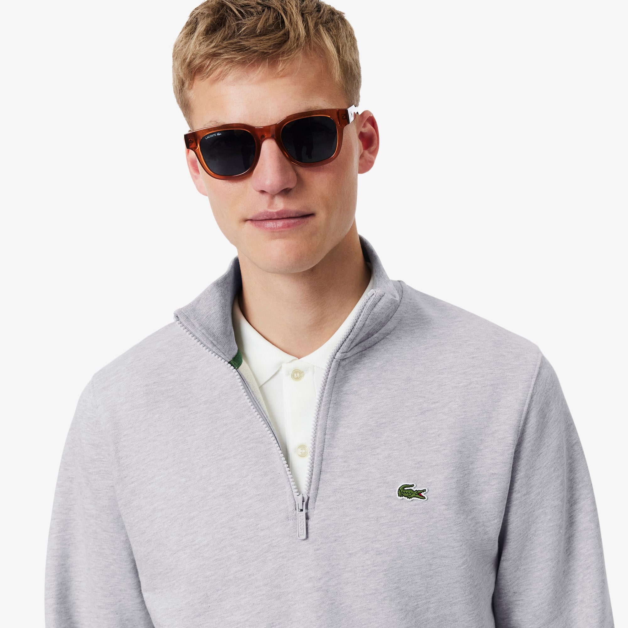 Men's Zip-Up Fleece Sweatshirt - Sweaters & Sweatshirts - New In