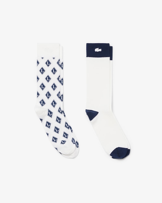White / Navy Blue