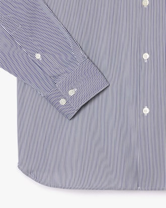 Men's Slim Fit Striped Stretch Button Down Shirt