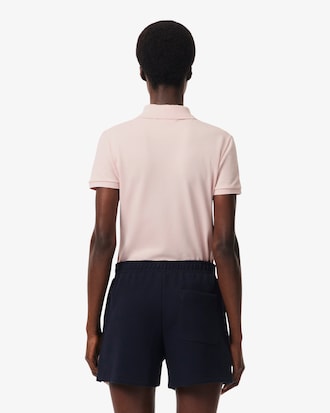 Women's L.12.D Slim Fit Stretch Mini Piqu&eacute; Polo