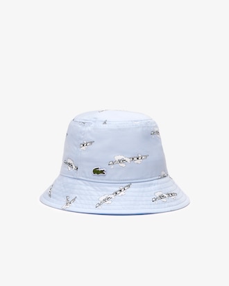 Kids&rsquo; Contrast Print Organic Cotton Gabardine Bucket Hat