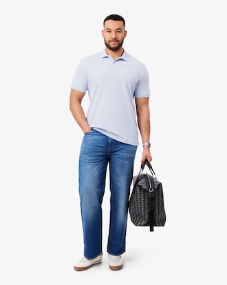 Polo Piqu&eacute; De Marca Slim Fit