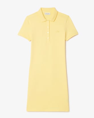 Women's Slim Fit Stretch Mini Piqué Polo Dress
