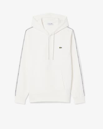 Logo Stripe Zipped Hoodie