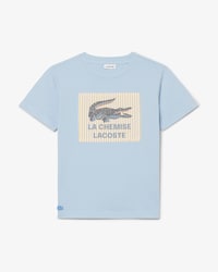 Badge Accent Cotton T-Shirt