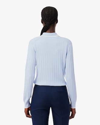 Women's Polo Collar Stretch Golf Sweater