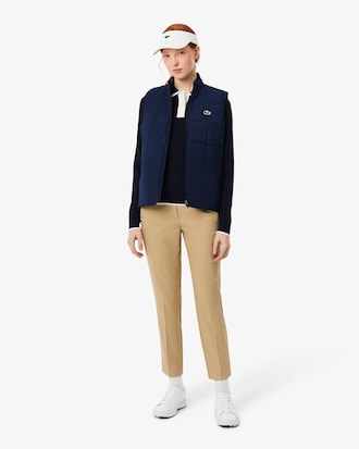 Women's Polo Collar Stretch Golf Sweater