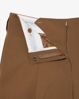 Runway Wide Fit Wool Blend Pants
