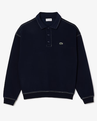 Men's Loose Fit Piqué Sweatshirt