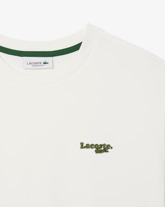 Women's Oversized Short Cut Cotton Logo T-Shirt