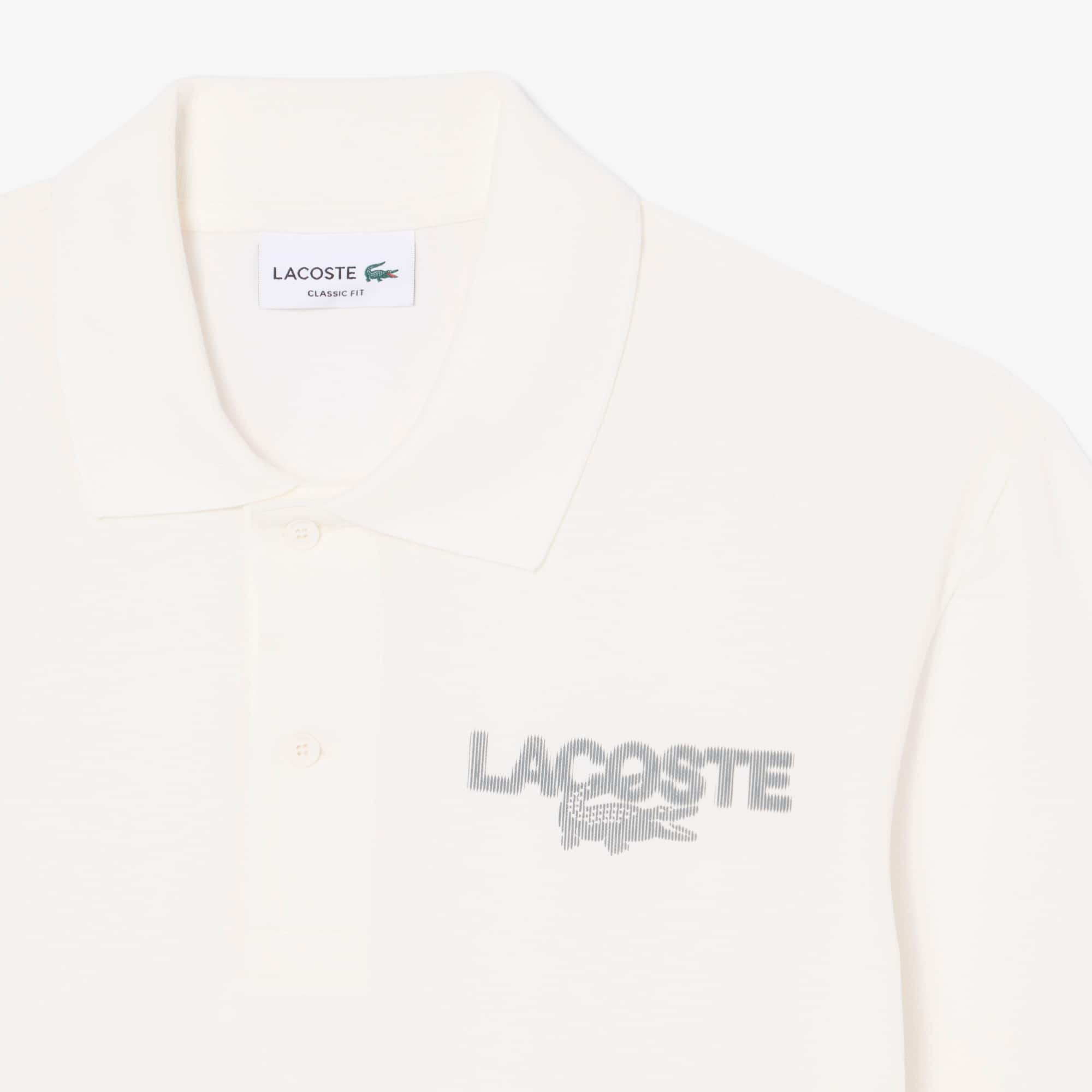Classic Fit Printed Piqué Polo Shirt