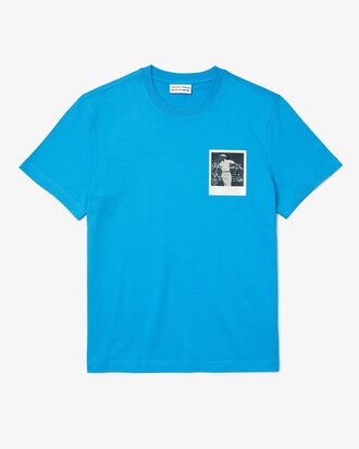 Playera Polaroid Collaboration transpirable con insignia termosensible para hombre