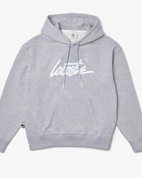 Unisex Lacoste L!VE Loose Fit Cotton Hoodie