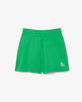 Pantalones cortos de punto de algodón para mujer