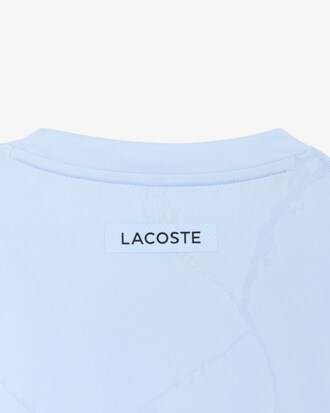 Playera de Tenis con Cocodrilo de Jacquard Ultra Dry