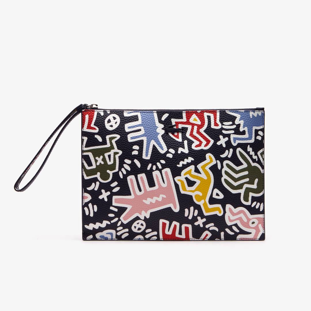 Women's Keith Haring Print Zip Clutch