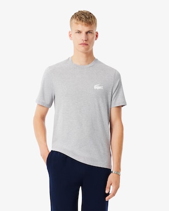 Men's Crocodile Print Cotton Undershirt