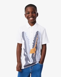 Printed Cotton Polo