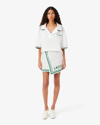 Runway Boucl&eacute; Knit Mini Skirt