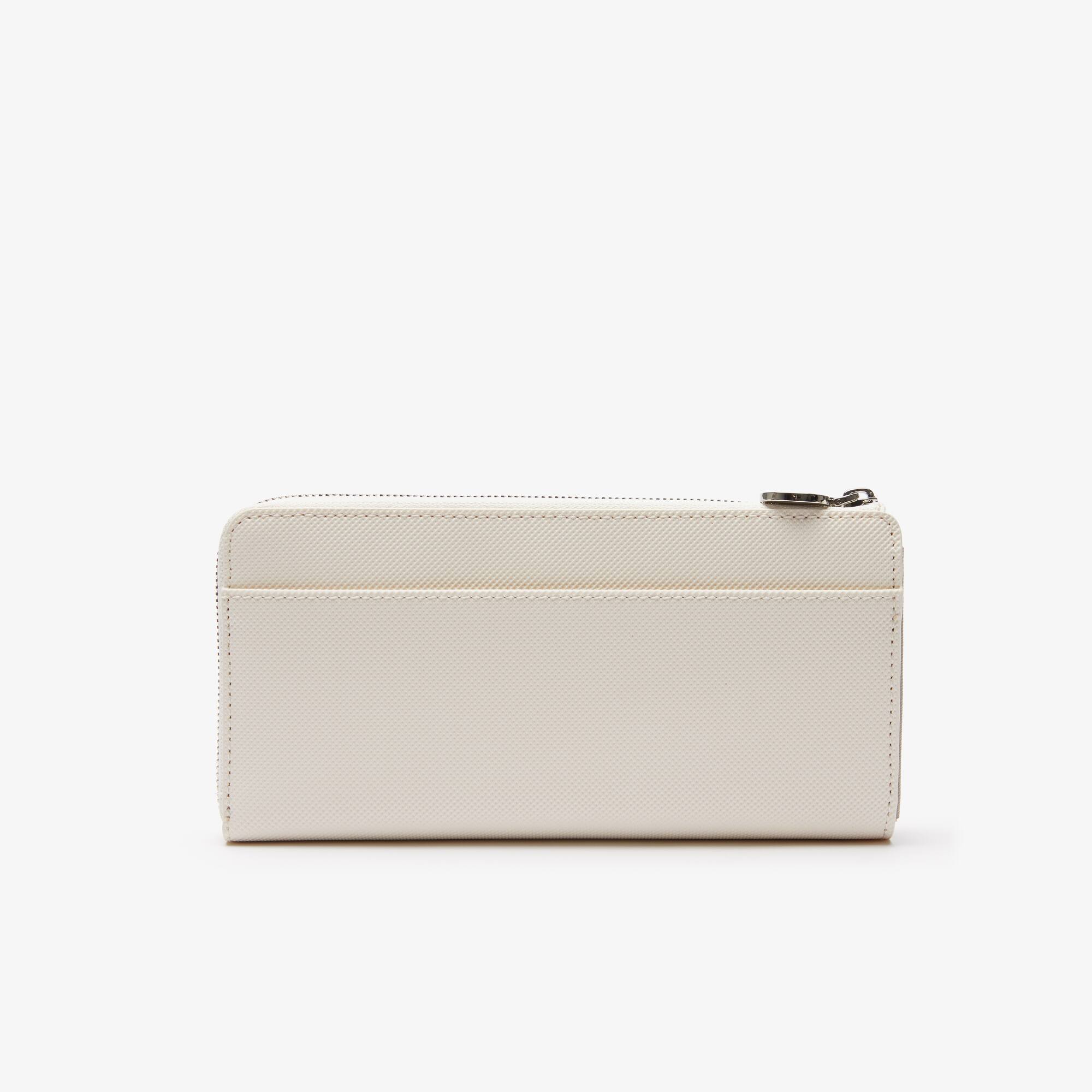 Women's Daily Classic Piqué Canvas 10-Card Zip Wallet - Wallets
