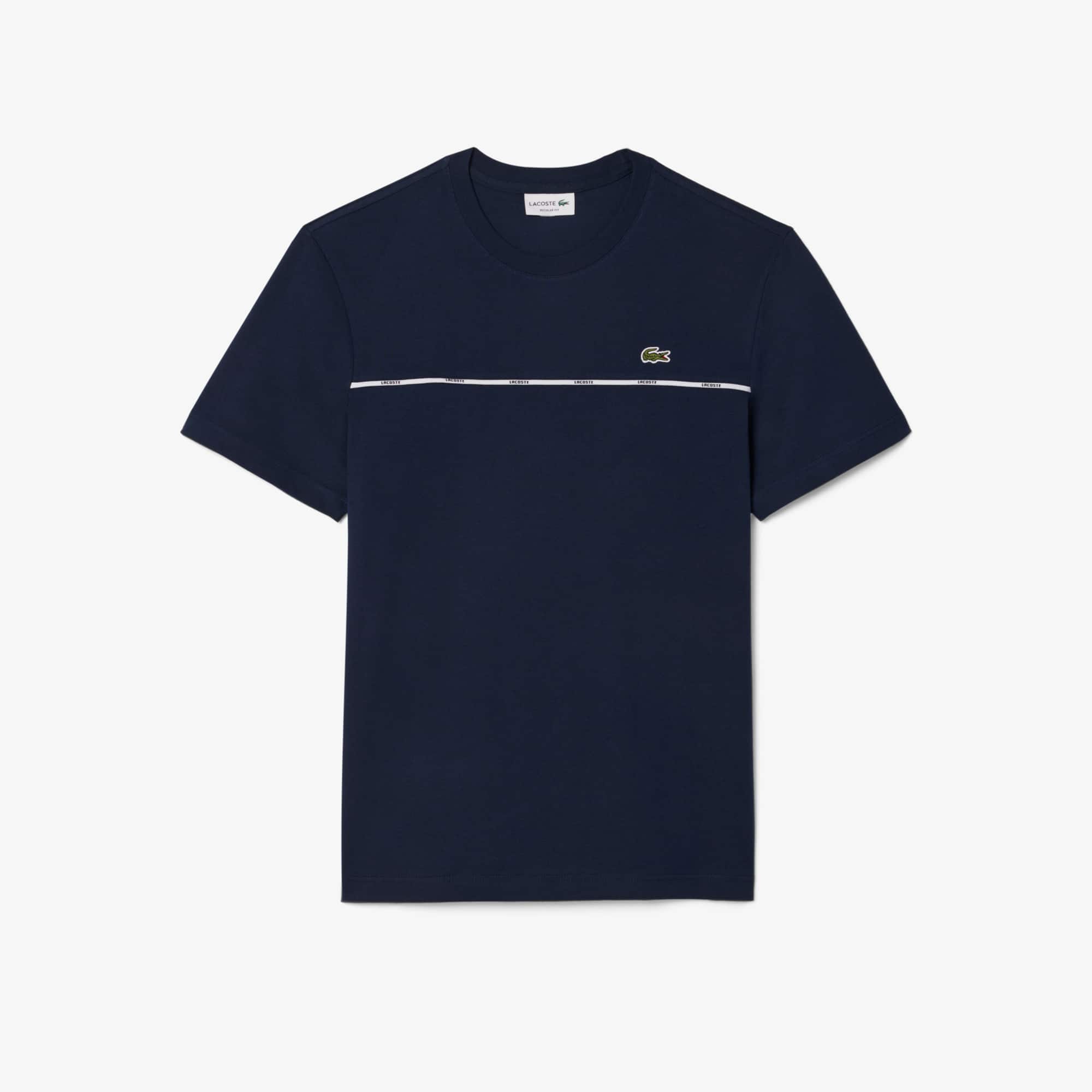 Men's Logo Trim Cotton Jersey T-Shirt - T-shirts - New In