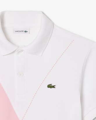 Kids' Contrast Argyle Mini Piqué Polo
