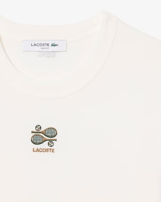 Embroidery Accent Jersey T-shirt