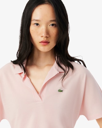 Women's Relaxed Fit Piqu&eacute; Polo