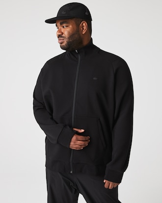 Men's High-Neck Zip-Up Sweatshirt