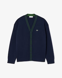 Boys' Cotton & Wool V-Neck Cardigan
