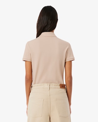 Women's L.12.D Slim Fit Stretch Mini Piqu&eacute; Polo