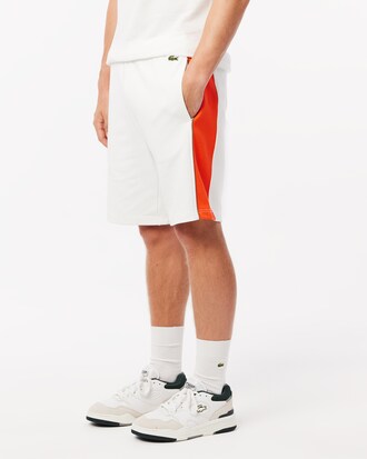 Men's Regular Fit Colorblock Fleece Shorts