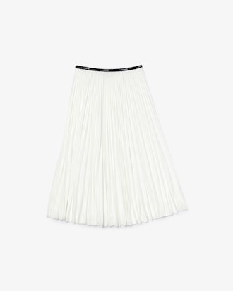 Women's Branded Elasticised Pleated Skirt
