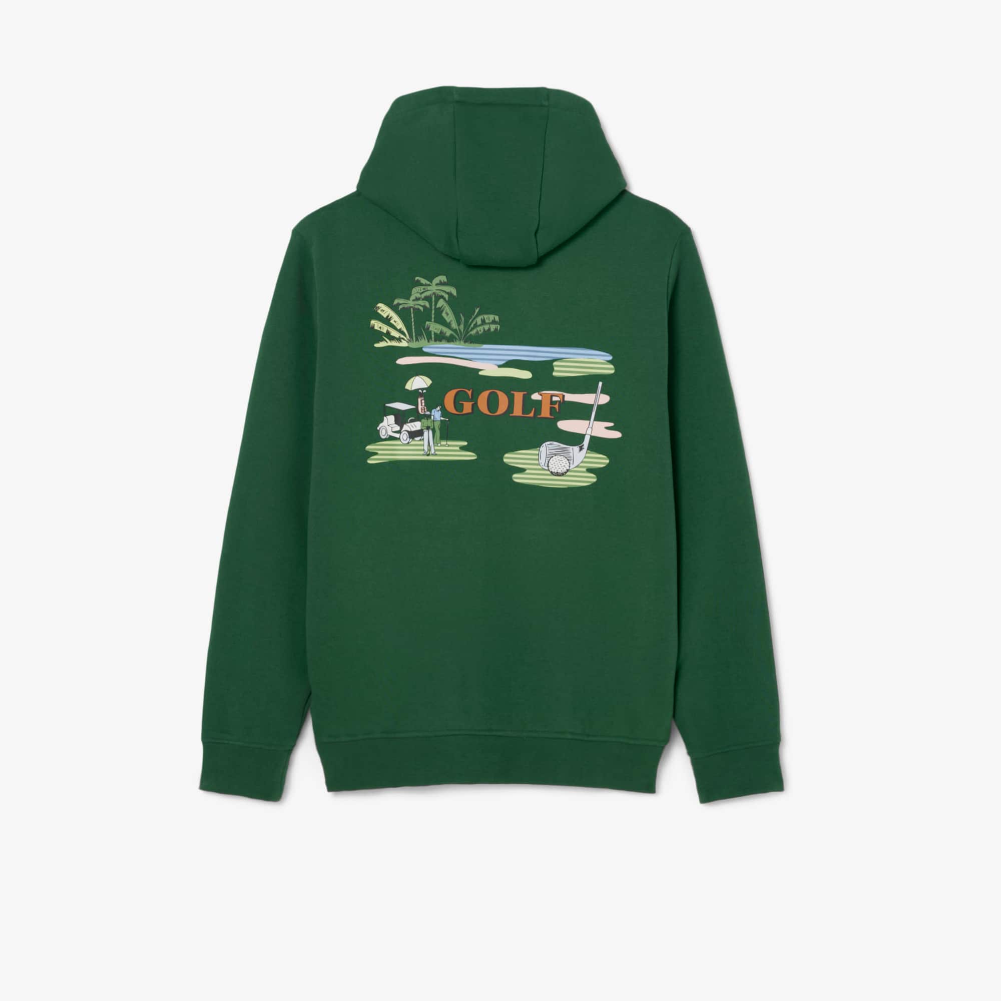 Golf Print Hoodie - Sweaters & Sweatshirts - New In 2026 | Lacoste