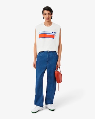 Runway Wide Fit Denim Barrel Leg Jeans