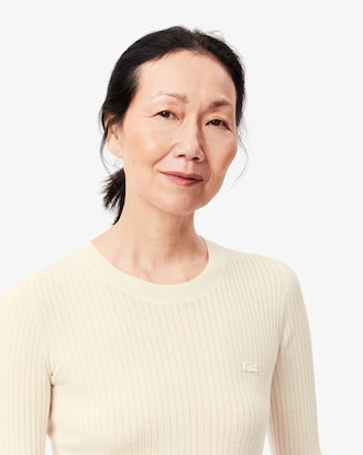 Women's Merino Wool 3D Rib Sweater