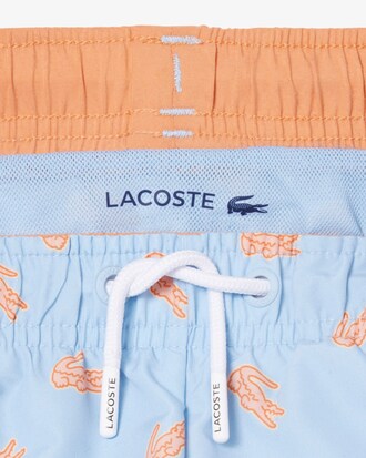 Monochrome Taffeta Swim Trunks