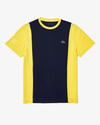 Playera para hombre Lacoste SPORT bicolor resistente y transpirable
