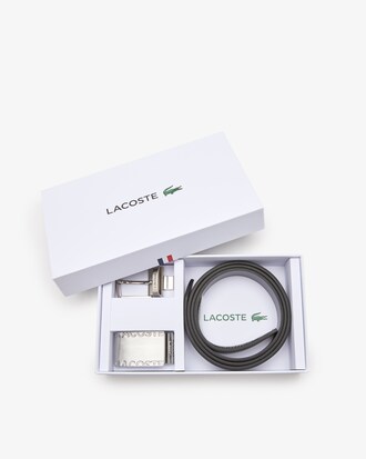 Smooth Leather Belt & Buckle Gift Set