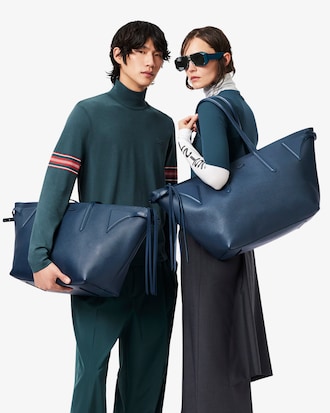 Runway Grain Leather Tote Bag
