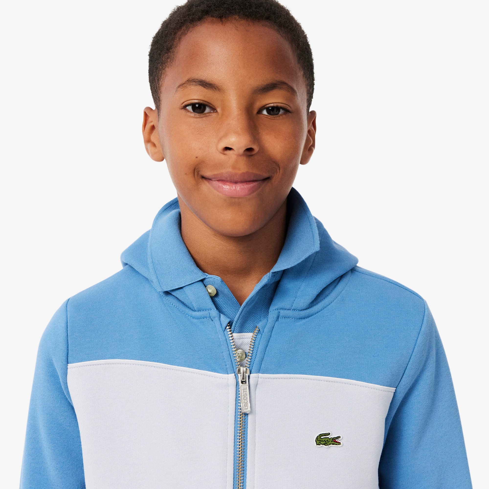 Colorblock Zipped Hoodie