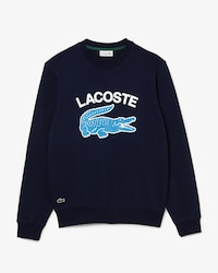 Men's Crocodile Print Crew Neck Sweatshirt
