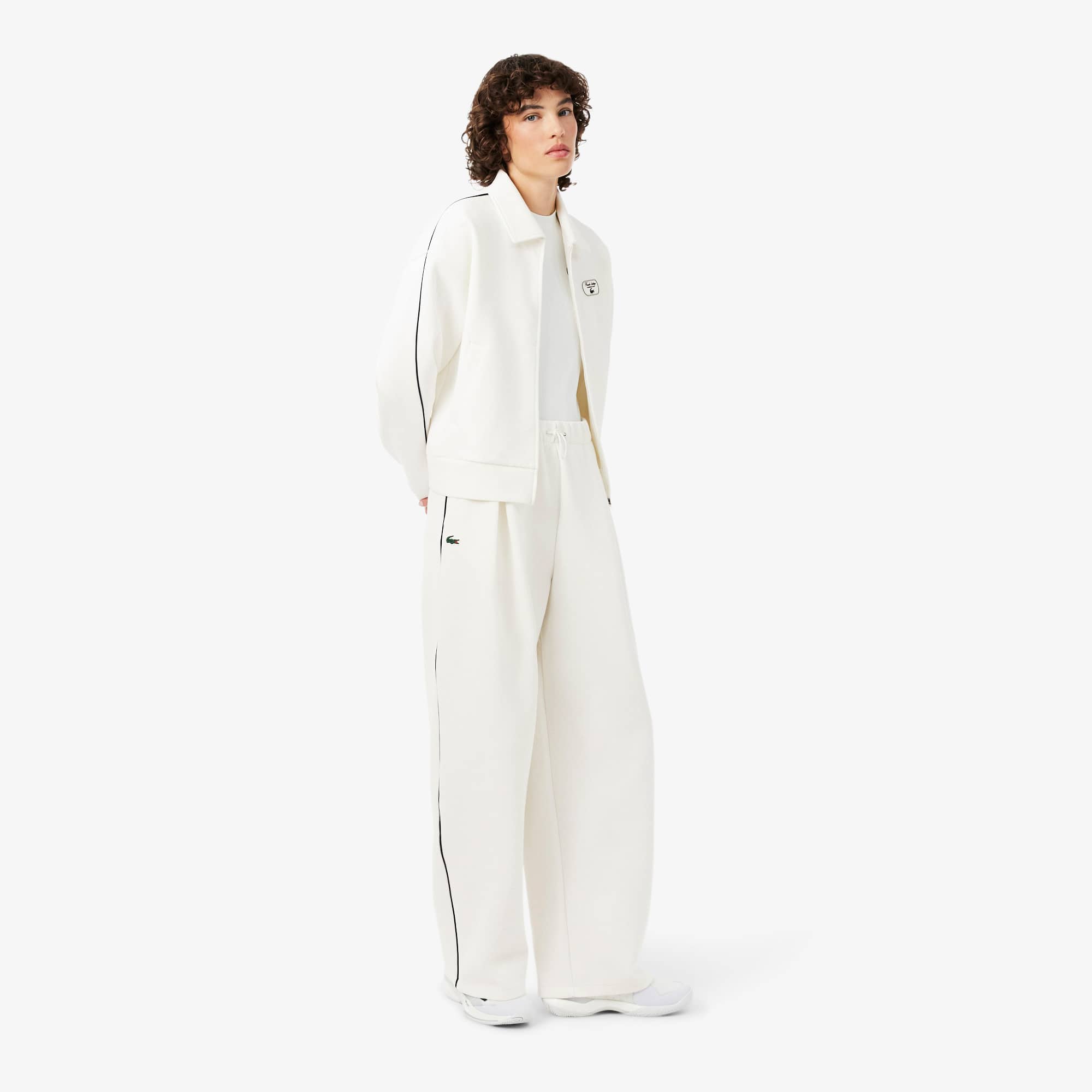 Lacoste Tennis Heritage Sweatpants - S (36) In White