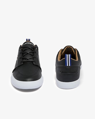 Men's Bayliss Leather Perforated Collar Sneakers