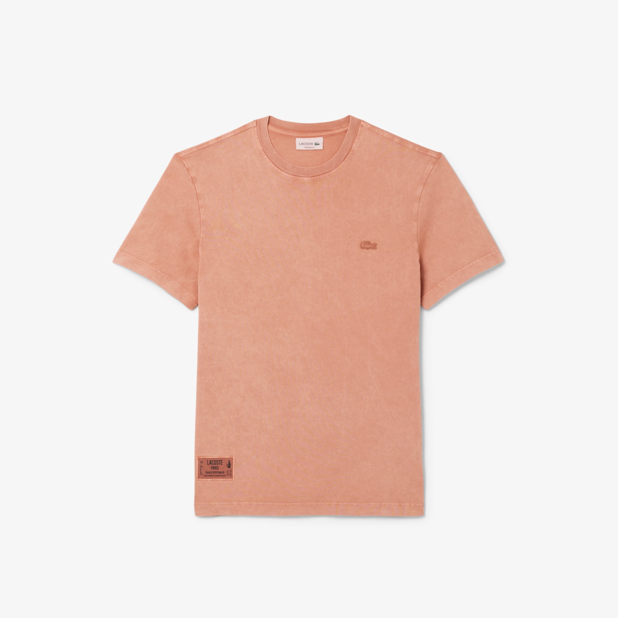 Men's Washed Effect Heavy Jersey T-Shirt - T-shirts - New In 2026