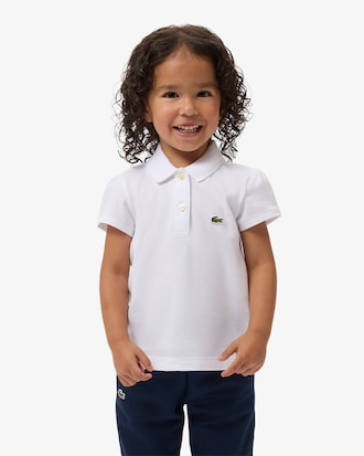 Scallop Collar Mini Piqu&eacute; Polo Shirt