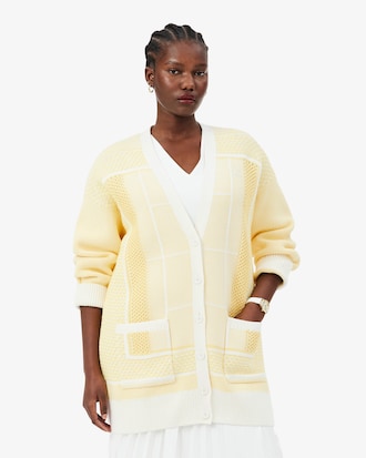 Tennis Court Long Cardigan
