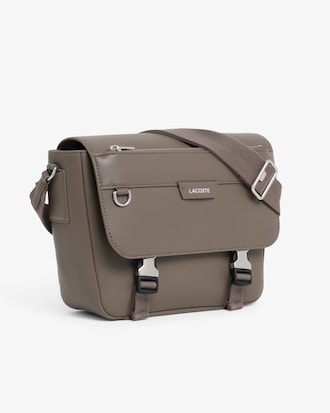 Ossian Flap Close Leather Satchel