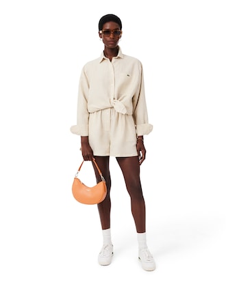 Small Champs-&Eacute;lys&eacute;es Half-Moon Bag