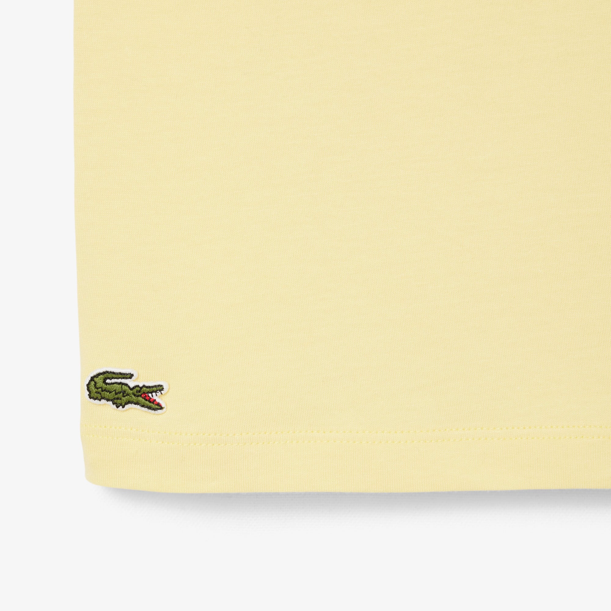 Textured Lacoste Cotton T-Shirt